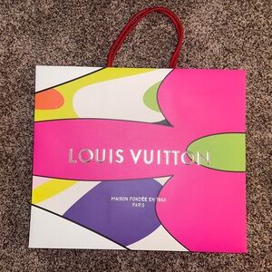 LV x TM Louis Vuitton Murakami White Multi Limited Edition Shopping Bag …